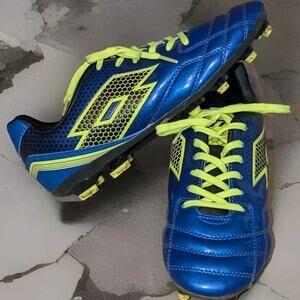 Lotto Soccer Cleats Blue Yellow Big Kids Size 6 Youth Spider 700 XIII FG